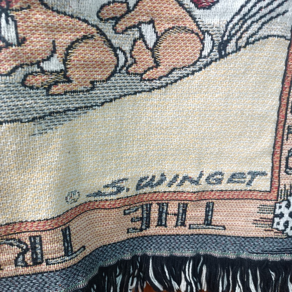Goodwin Weavers Snowman‎ Tapestry Christmas Throw Blanket 60"X40" S. Winget - Picture 4 of 4